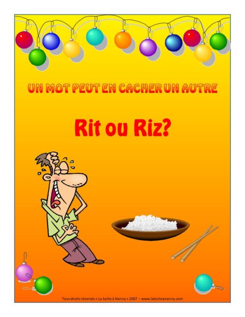 Un mot peut en cacher un autre!