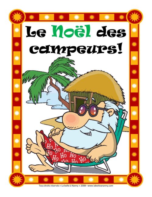 Trousse Noël des campeurs