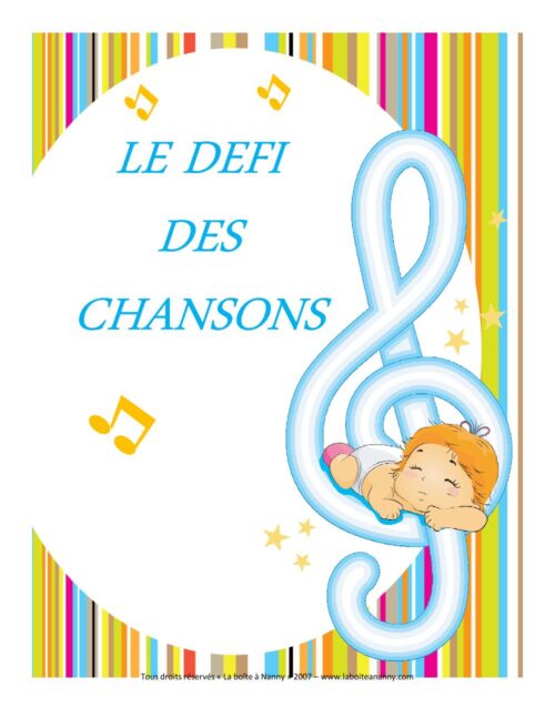 Le défi des chansons
