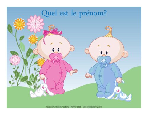 Quel est le prénom