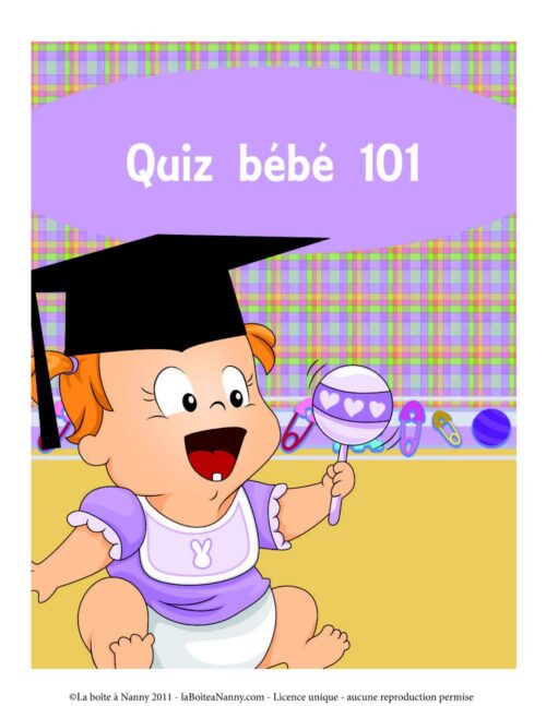 Le Quiz bébé 101