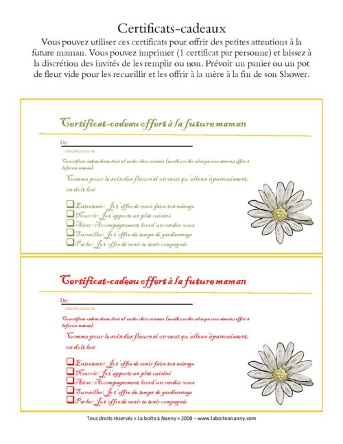 Trousse complète - thème Marguerites - Image 2
