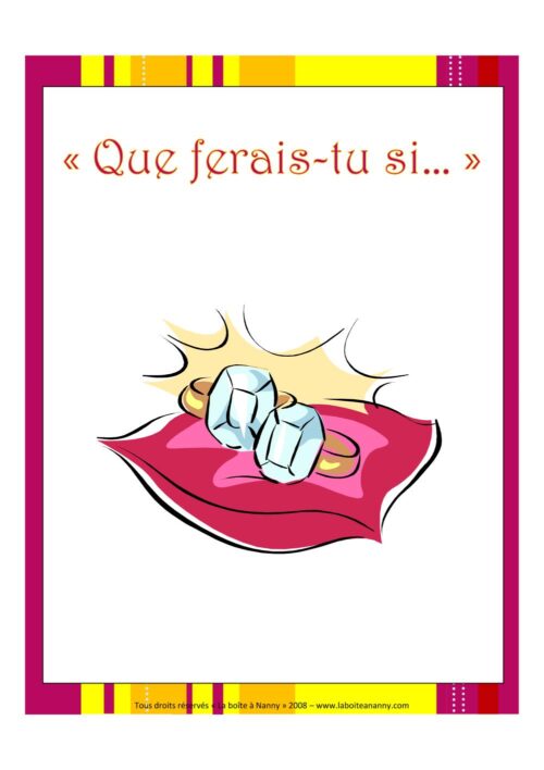 Que ferais-tu si... Mariage