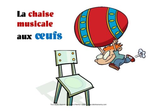 La chaise musicale aux oeufs!