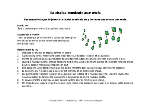 La chaise musicale aux oeufs! - Image 2
