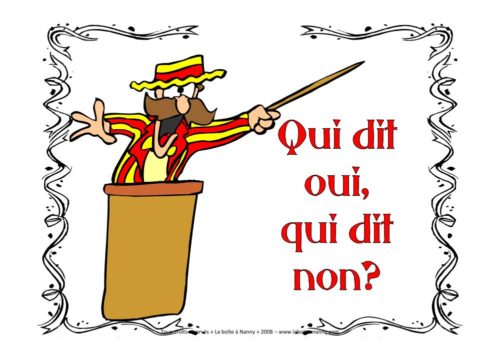 Qui dit oui, qui dit non