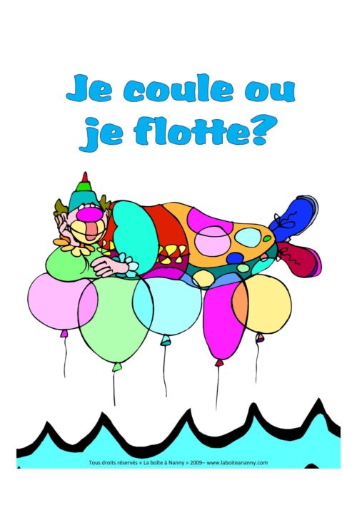 Je coule ou je flotte