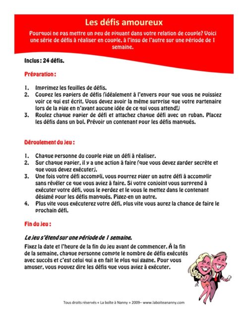 Les défis amoureux - Image 2