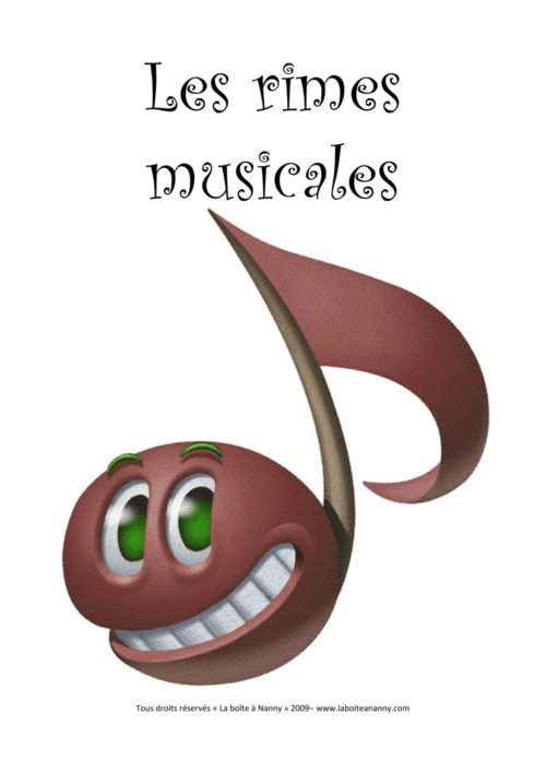 Les rimes musicales