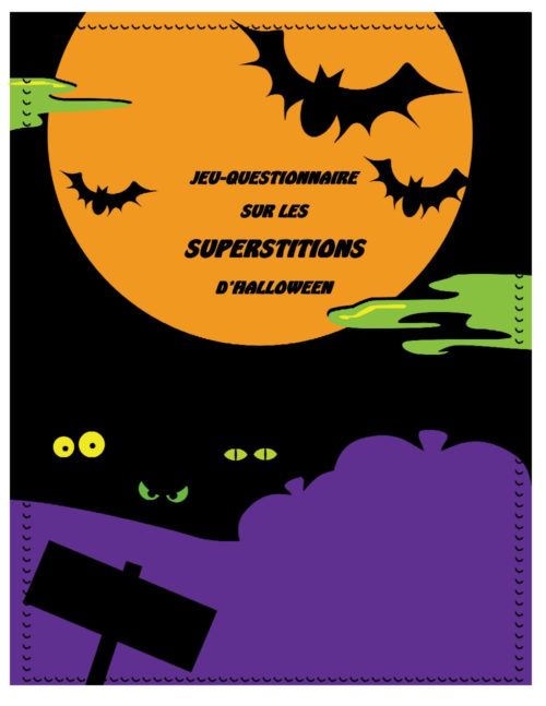 Halloween: Jeu-questionnaire sur les superstitions