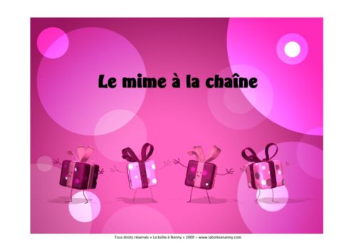 Le mime à la chaîne - Noël
