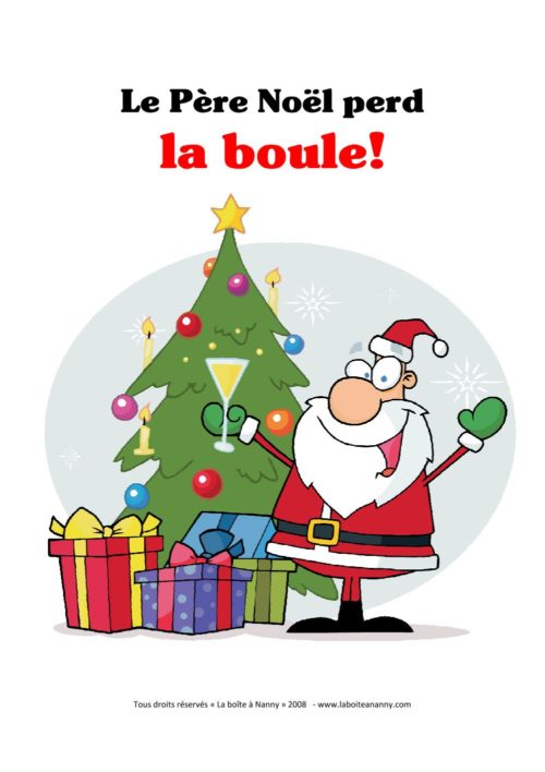 Le Père Noël perd la boule! - Adultes