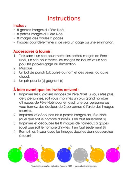 Le Père Noël perd la boule! - Adultes - Image 2