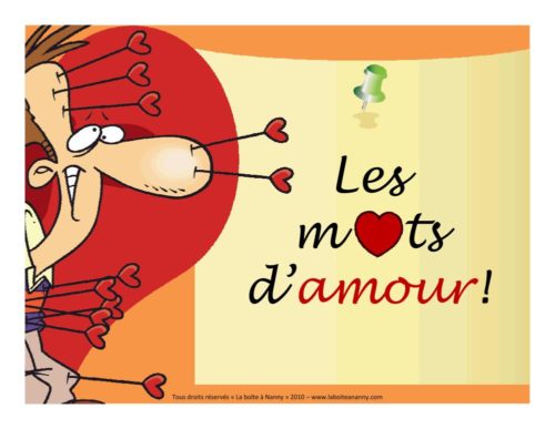 Les mots d'amour