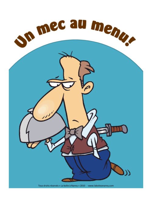Un mec au menu