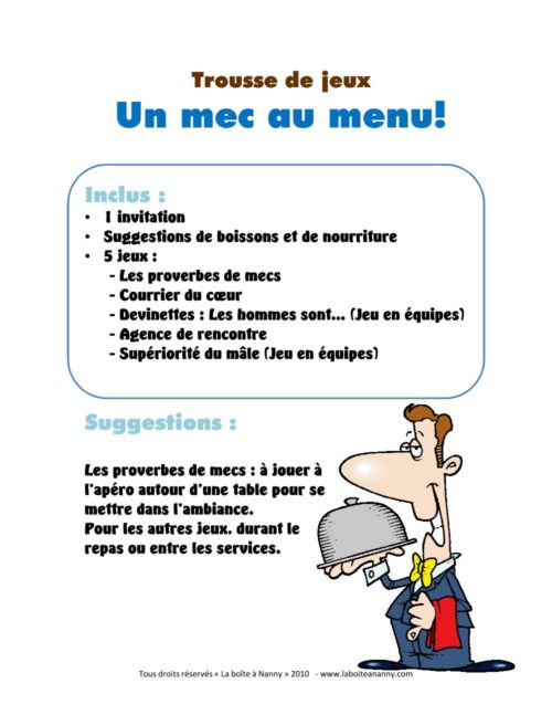 Un mec au menu - Image 2