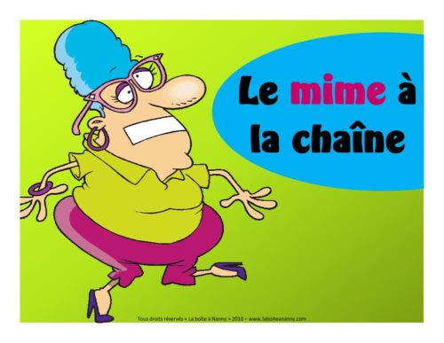 Le mime à la chaine