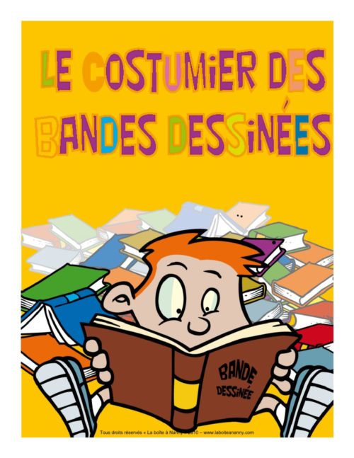 Le costumier des bandes dessinées