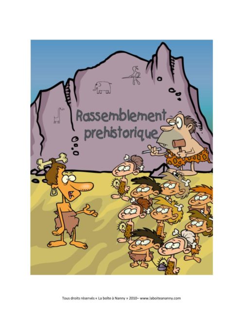 Rassemblement préhistorique (rentrée scolaire)
