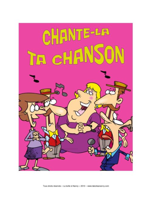 Chante la ta chanson