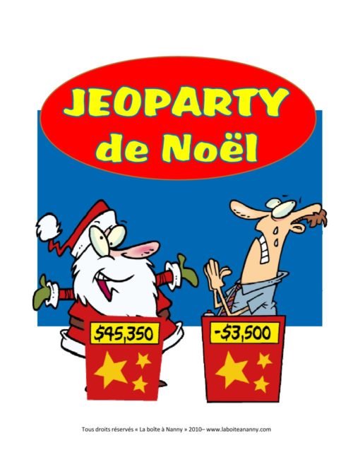 Jeoparty de Noël
