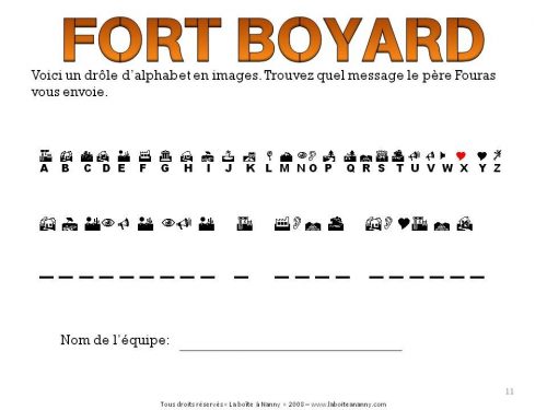 Fort Boyard - Pour les 9 à 14 ans