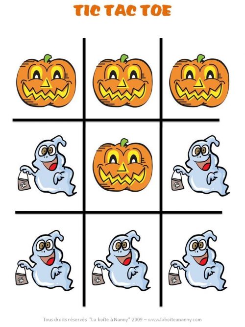Halloween : Tic Tac Toe