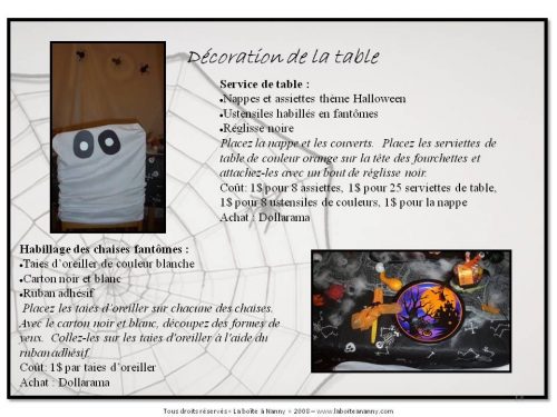 Halloween : Trousse La fête de l'horreur