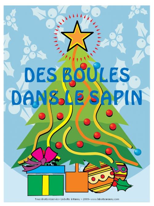 Des boules dans le sapin