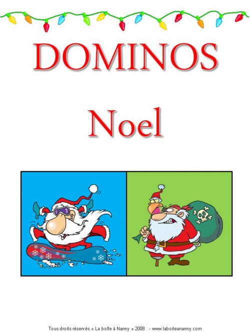 Dominos des Pères Noël