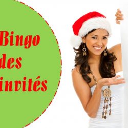 Bingo des invités - spécial Noël