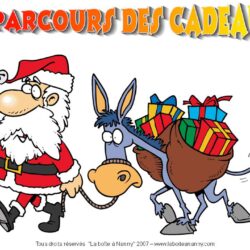 Échange de cadeaux - Parcours des cadeaux