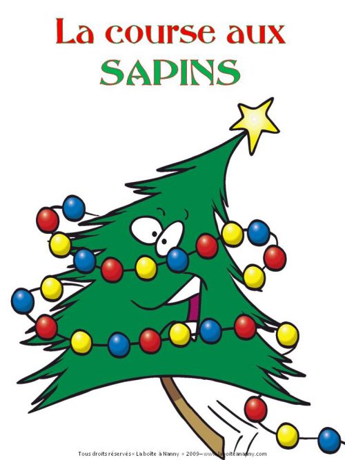 La course aux sapins!