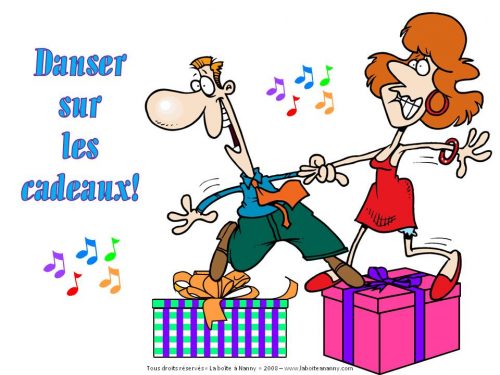 Danser sur les cadeaux!