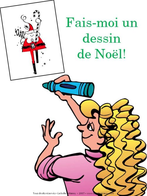 Fais-moi un dessin de Noël!