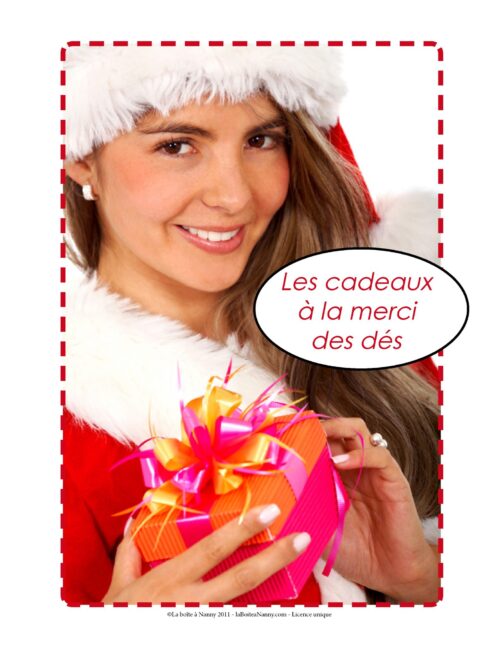 Échange de cadeaux - Cadeaux à la merci des dés!