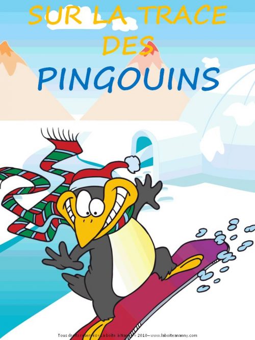 Animation thème les Pingouins