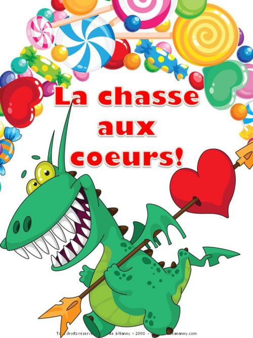 Chasse aux coeurs - 7 à 10 ans : St-Valentin