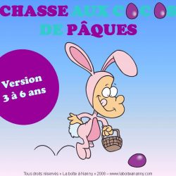 Chasse aux oeufs - 3 à 6 ans