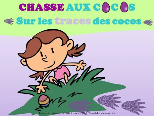 Chasse aux oeufs - Sur les traces...