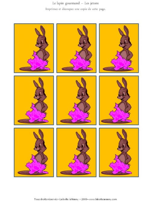 Le lapin gourmand