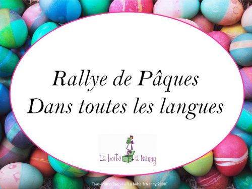 Un rallye de Pâques dans toutes les langues