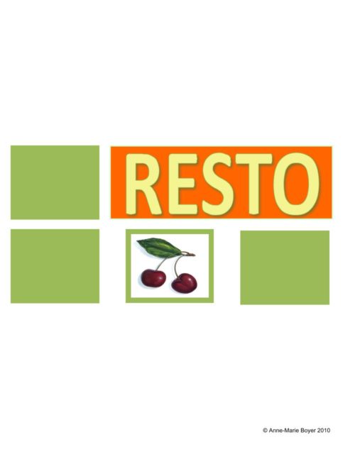 Resto - pour apprendre l'anglais