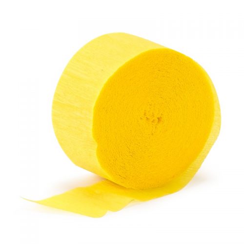 Papier crépon jaune