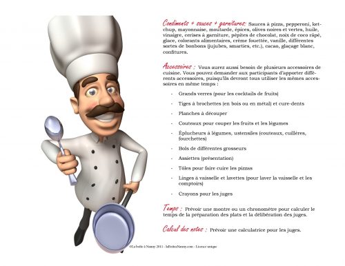 Le défi des chefs