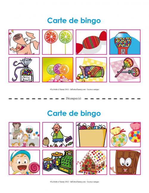 Bingo de bonbons