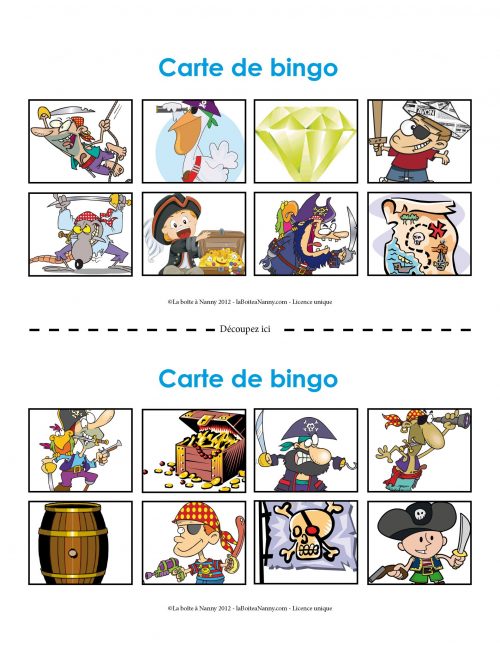 Bingo des pirates