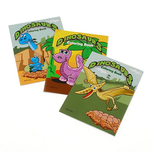 Mini livre à colorier - dino