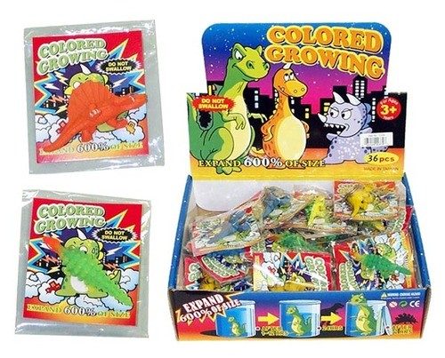 Dinosaure grossissant